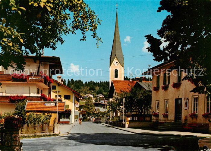 Bad Haering Tirol AT Ortszentrum mit Blick zur Kirche