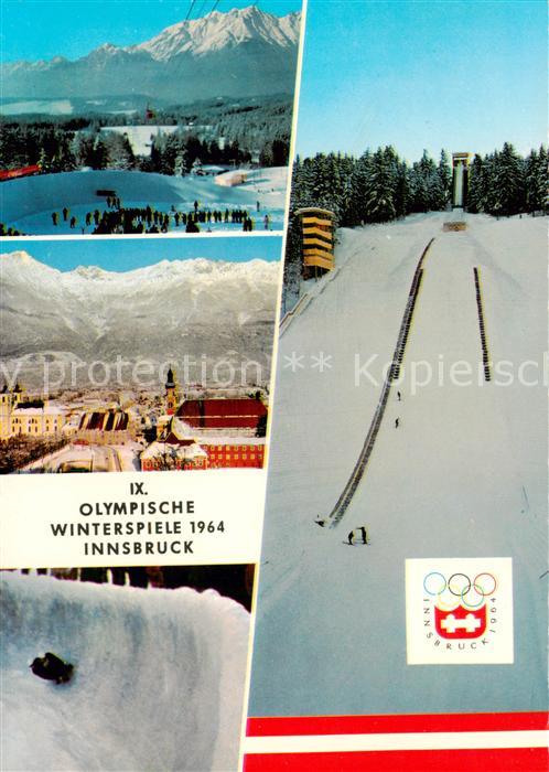 Innsbruck Tirol AT IX. Olympische Winterspiele 1964 Wintersport Alpen