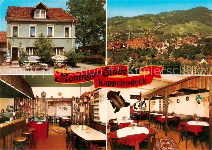 Kappelrodeck Moninger Stube Restaurant Panorama Weinberge Schwarzwald