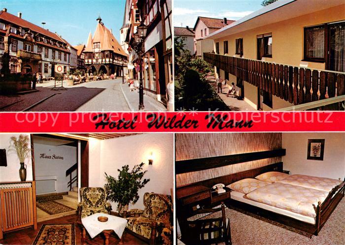 Michelstadt Hotel Wilder Mann Fremdenzimmer Ortszentrum