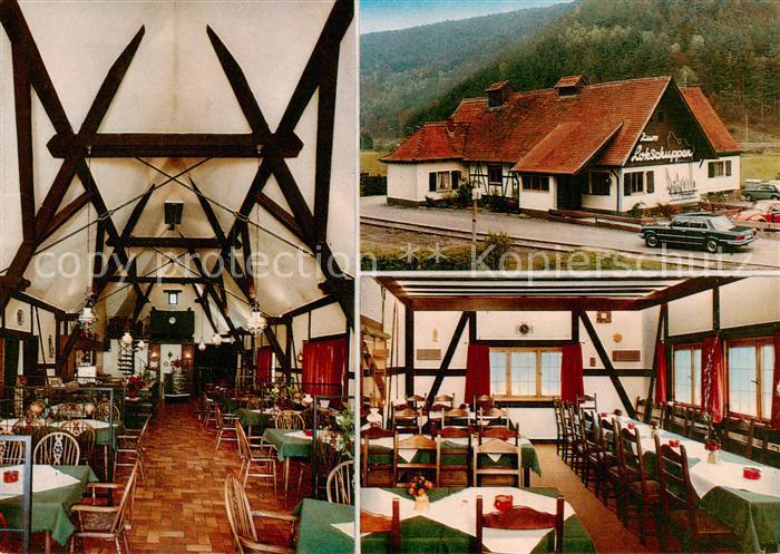 Appenthal Romantische Gaststaette Zum Lokschuppen Restaurant im Pfaelzer Wald