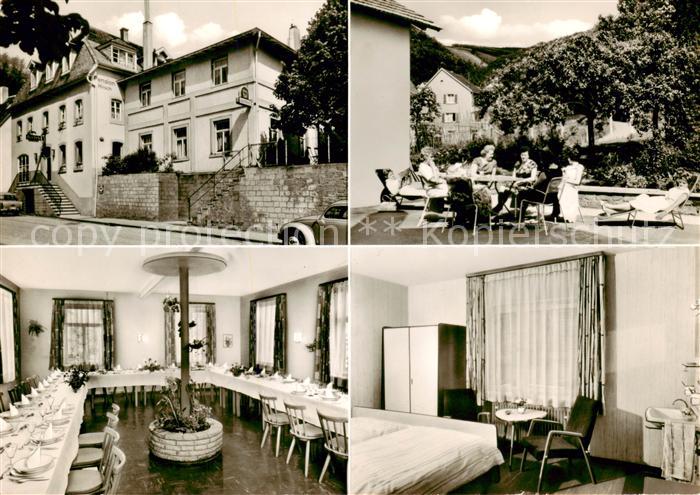 Lindenberg Pfalz Hotel Pension zum Hirsch Restaurant Fremdenzimmer Terrasse