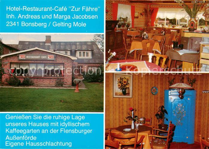 Bonsberg Gelting Hotel Restaurant Cafe zur Faehre