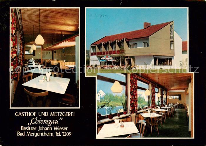 Bad Mergentheim Gasthof Metzgerei Chiemgau Restaurant