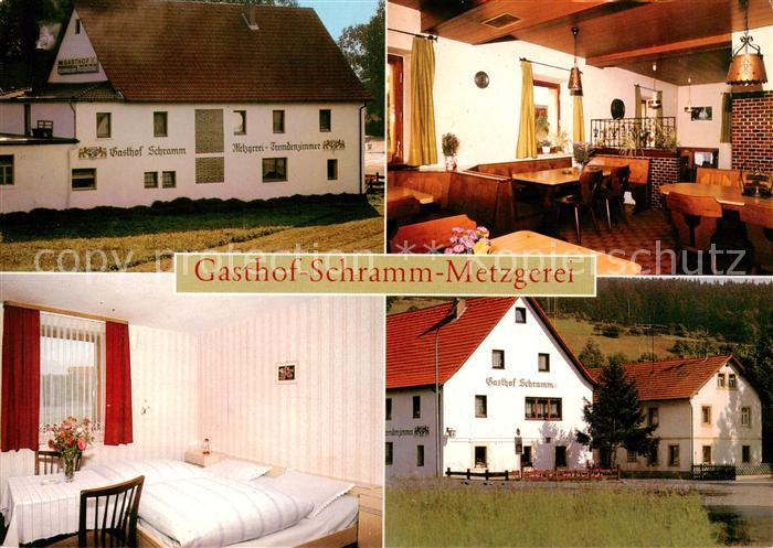 Kulmbach Bayern Gasthof Metzgerei Schramm Gaststaette Fremdenzimmer