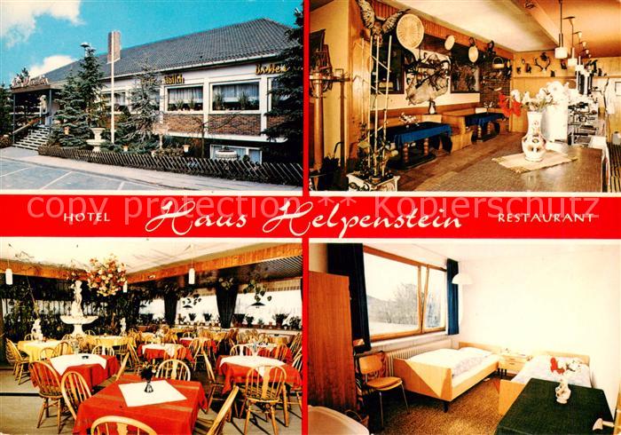 Steinfeld Kall Hotel Haus Helpenstein Restaurant Fremdenzimmer