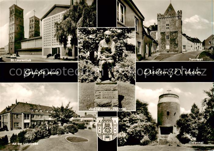 Uedem St. Laurentius Kirche Turmwall Schuesterken Denkmal An der Lohstrasse Ehre