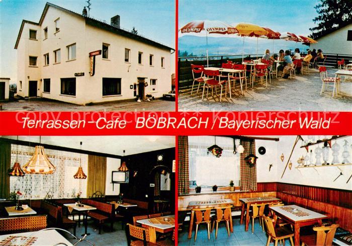 Boebrach Bayern Terrassen-Cafe Gastraum Terrasse