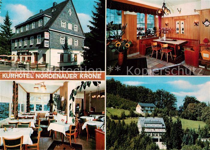 Nordenau Schmallenberg Kurhotel Nordenauer Krone Restaurant