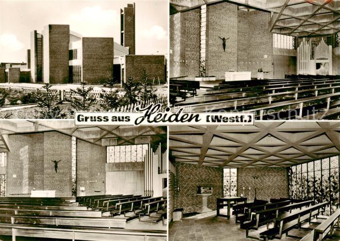 Heiden Borken NRW Katholische Pfarrkirche St. Georg Innenansichten