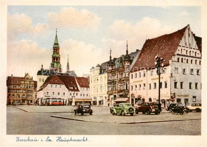 Zwickau Sachsen Hauptmarkt