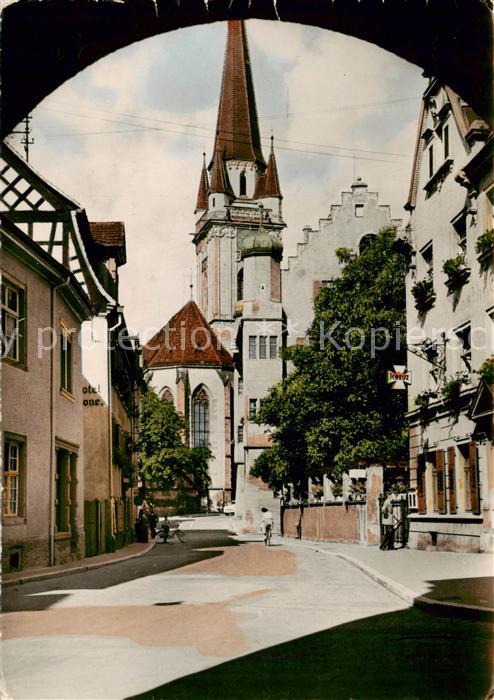 Radolfzell Bodensee Blick zur Kirche