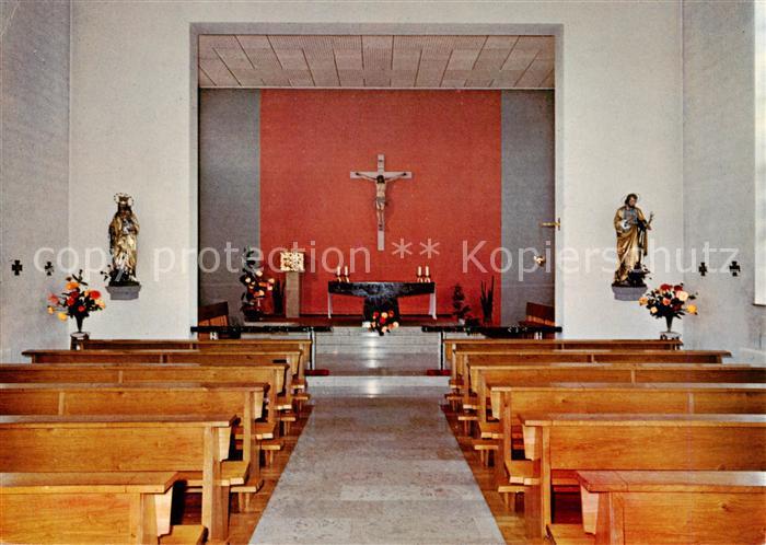 Gaissau Vorarlberg AT St Josefs Missionshaus Inneres der Hauskapelle