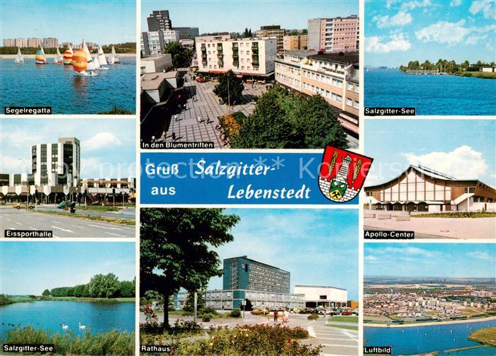 Lebenstedt Salzgitter Segelregatta In den Blumentriften Salzgitter See Eissporth