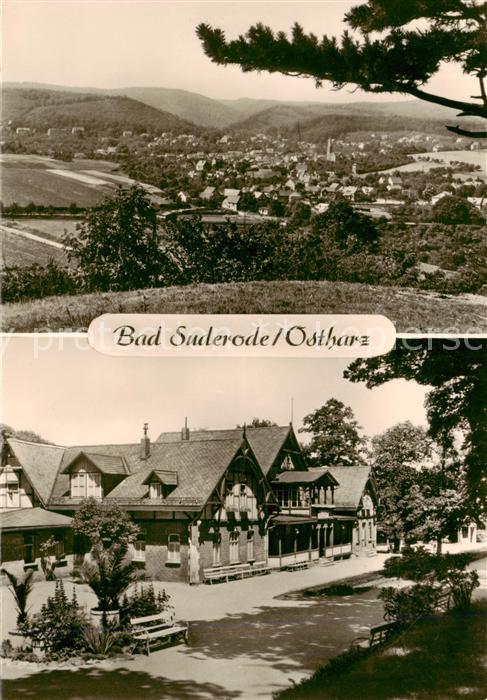 Bad Suderode Panorama Kurpark Badehaus