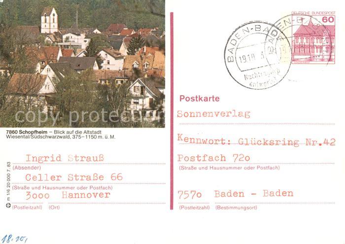 Schopfheim Altstadtblick