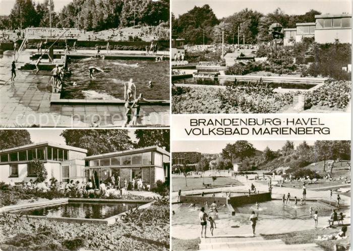 Brandenburg  Havel Volksbad Marienberg Teilansichten