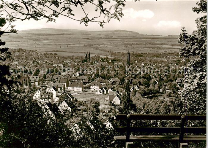 Goettingen  Niedersachsen Blick vom Hainberg zum Hohen Hagen mit Gaussturm