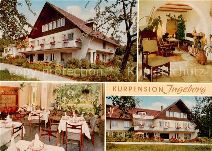 Horn-Bad Meinberg Kurpension Ingeborg Gastraeume