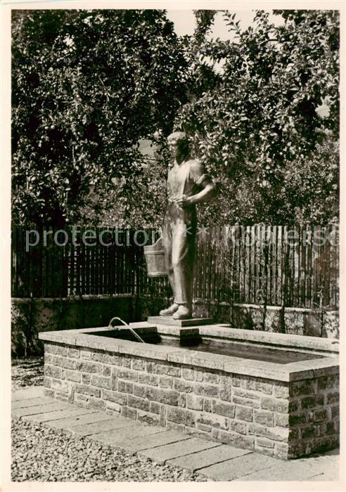 Luetzelflueh-Goldbach BE Gotthelf Brunnen Ueli der Knecht