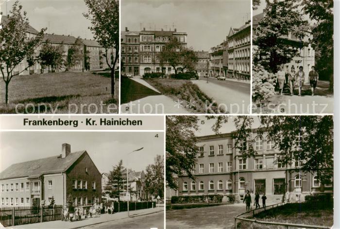 Frankenberg  Sachsen Neubaugebiet Luetzelhoehe Humboldtstrasse Genesungsheim Lue