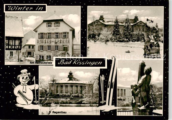 Bad Kissingen Rathausplatz Rosengarten Regentbau Statue