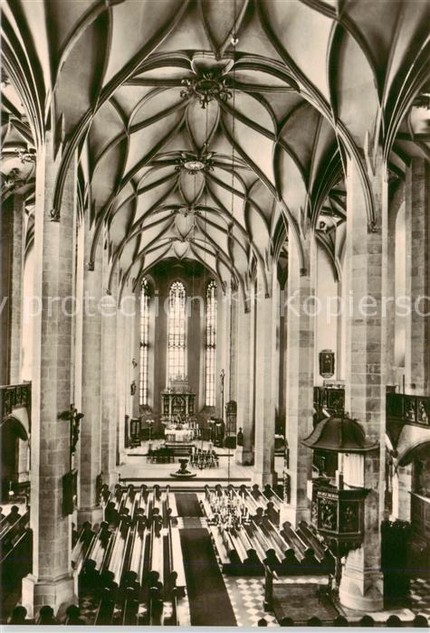 Annaberg -Buchholz Erzgebirge St Annenkirche Inneres