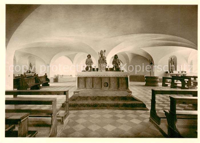Wuerzburg Bayern Neumuenster Kiliansgruft