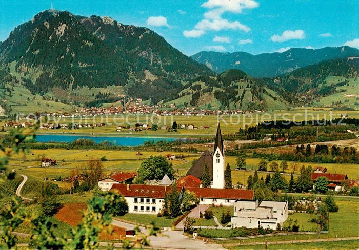 Seifriedsberg Sonthofen Fliegeraufnahme mit Gruenten