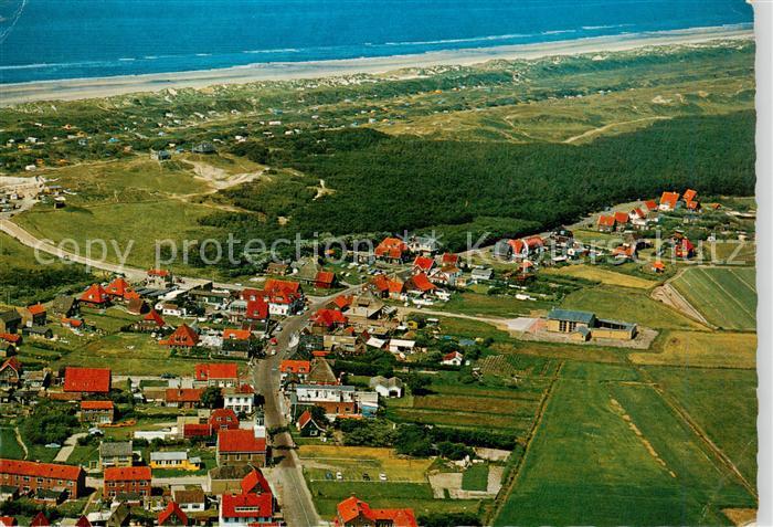De Koog Texel NL Fliegeraufnahme