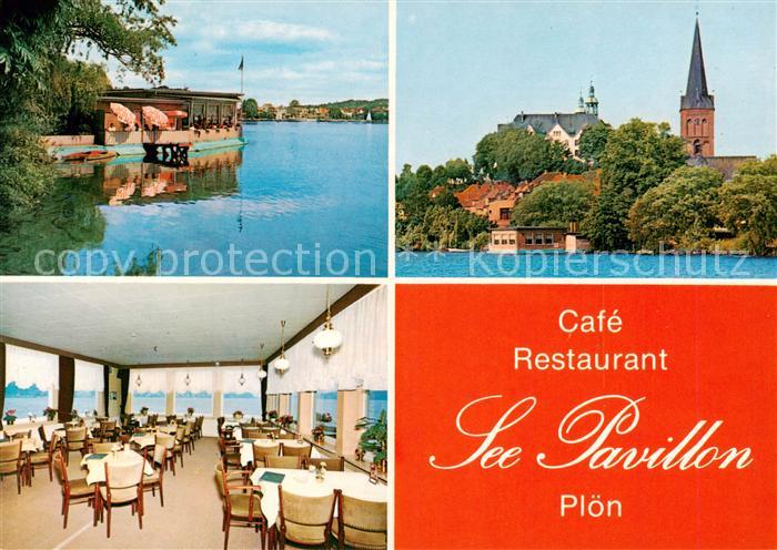 Ploen See Cafe Restaurant See Pavillon Speisesaal Kirche