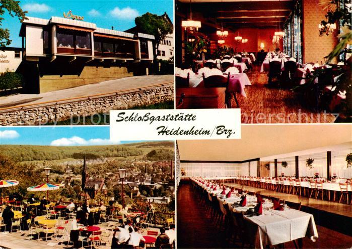 Heidenheim Brenz Schlossgaststaette Gastraeume Terrasse