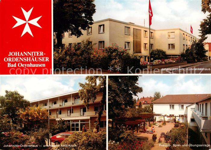 Bad Oeynhausen Johanniter Ordenshaeuser Kurkrankenhaus Ordenshaus AHB Klinik Fre