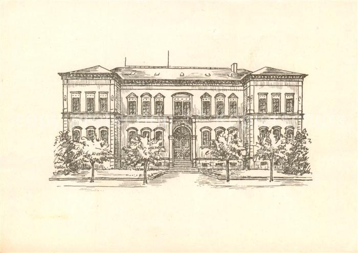 Bretten Baden Melanchthon Gymnasium Zeichnung