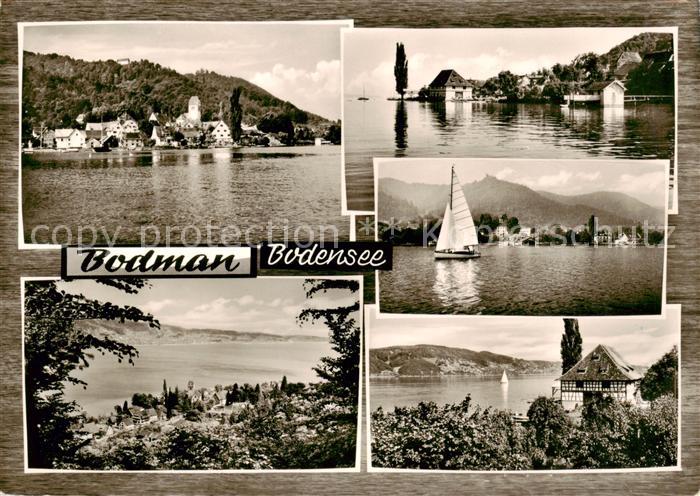 Bodman-Ludwigshafen Bodensee Teilansichten Seepartien