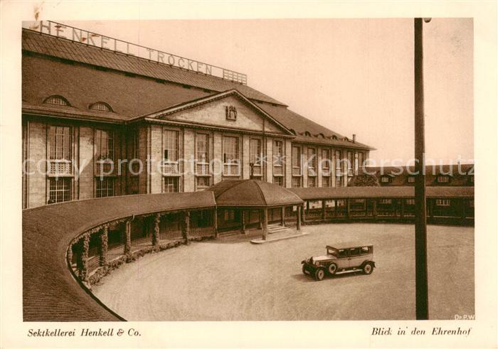 Biebrich Wiesbaden Sektkellerei Henkell und Co Ehrenhof