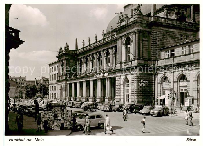 Frankfurt Main Cafe Boerse