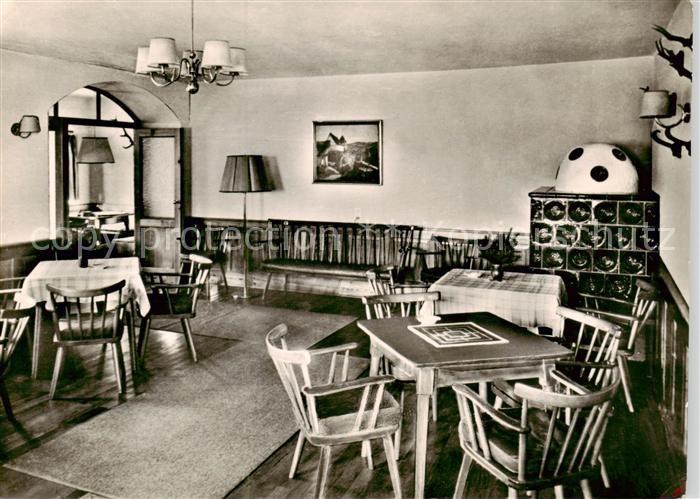 Ruhpolding Bayern Heim der Stadt Nuernberg Aufenthaltsraum