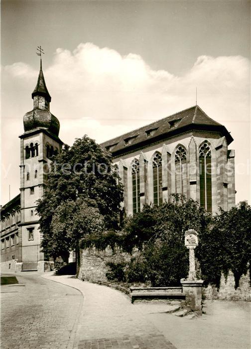 Wuerzburg Bayern Deutschhauskirche