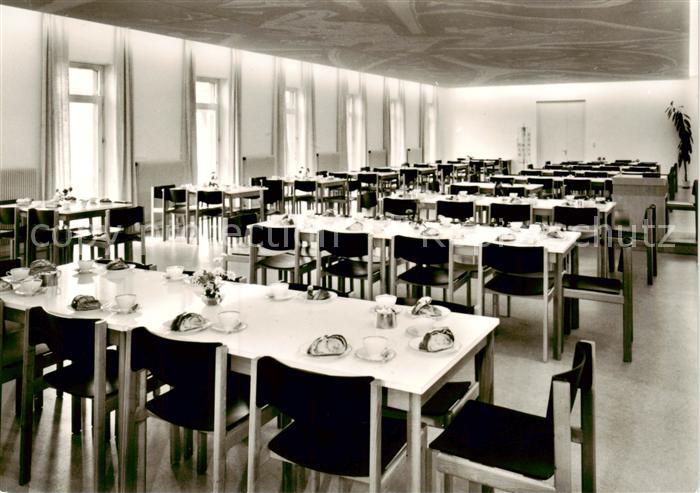 Wuerzburg Bayern Exerzitienhaus Himmelspforten Speisesaal