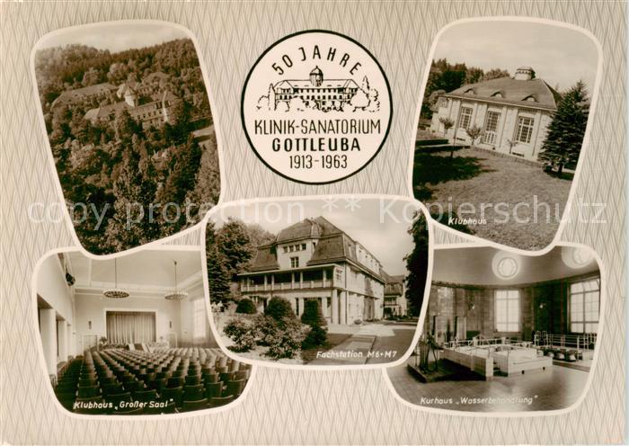 Gottleuba-Berggiesshuebel Bad Klinik Sanatorium Gottleuba Klubhaus Grosser Saal