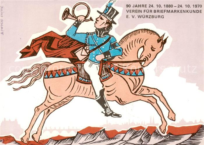 Wuerzburg Bayern 90 Jahre Verein fuer Briefmarkenkunde