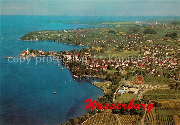 Wasserburg Bodensee Fliegeraufnahme