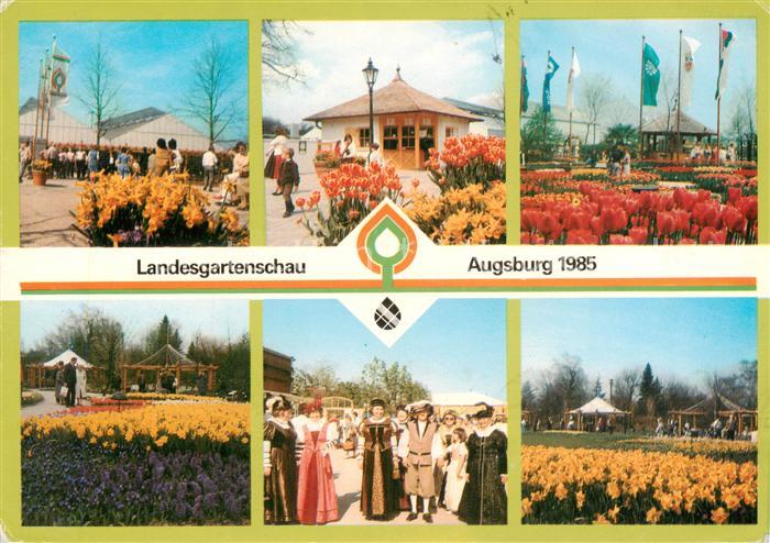 Augsburg Landesgartenschau 1985 Teilansichten