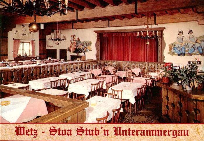 Unterammergau Metz Stoa Stubn Unterammergau Saalgaststaette