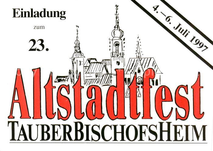 Tauberbischofsheim Altstadtfest Illustration