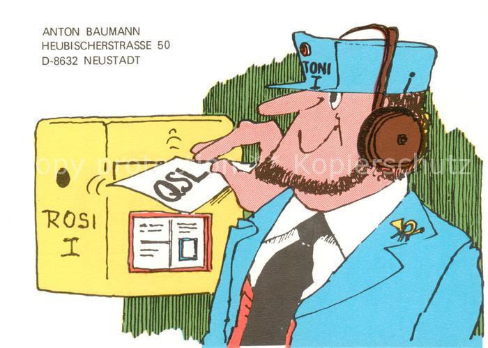 Neustadt Coburg CB Station Coburg Neustadt Karikatur