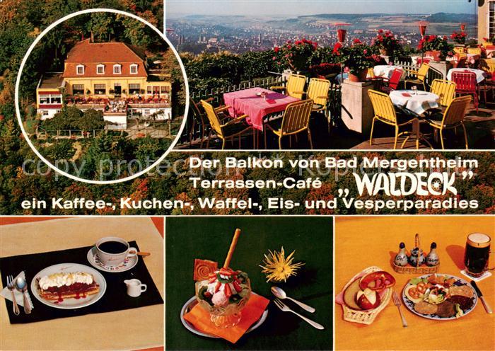 Bad Mergentheim Terrassen Cafe Waldeck Kaffee Kuchen und Vesperparadies
