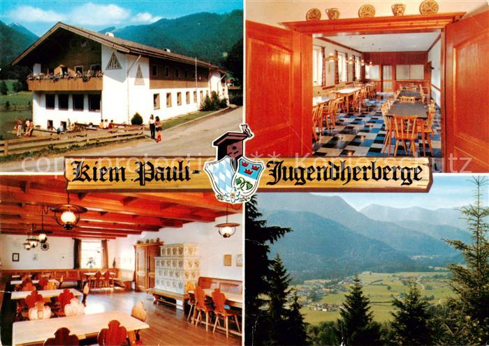 Scharling Kreuth Kiem Pauli Jugendherberge Gastraeume Panorama