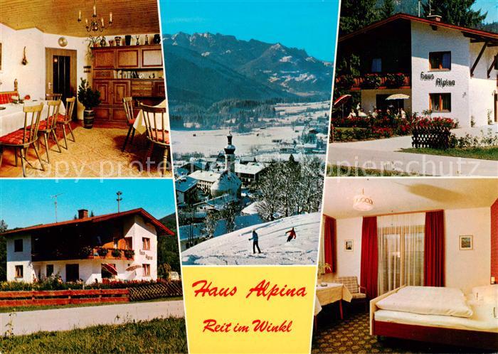 Reit Winkl Haus Alpina Gaststube Zimmer Panorama